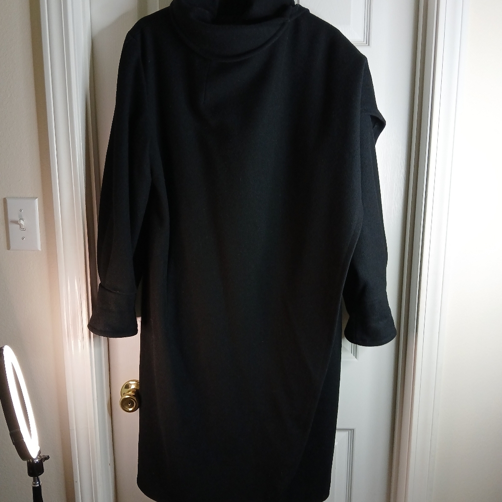 Elegant Black Trench Coat